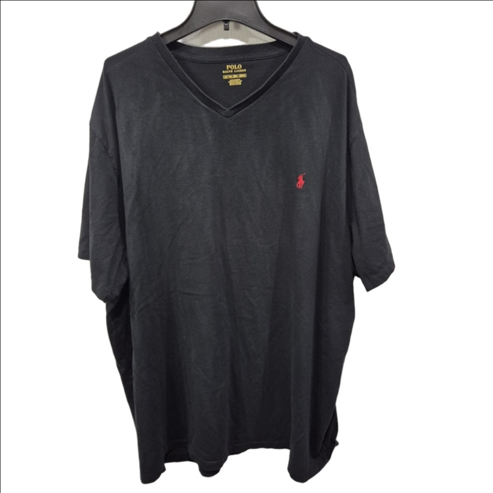 Polo by Ralph Lauren Black V-Neck Short Sleeve Tshort